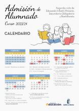 Se abre el proceso de admisión para solicitar que sus hijos vengan a nuestro centro en el próximo curso.  En el enlace podrán acceder a toda la información https://www.educa.jccm.es/es/admision/admision-2-ciclo-infantil-primaria-bachillerato  Este trámite lo tienen que realizar a través de la plataforma Educamos CLM. Si aún no tienen claves o si tienen alguna duda, pueden ponerse en contacto con la secretaría de nuestro centro en el teléfono 925 39 75 06, e intentaremos ayudarles en lo que sea preciso.